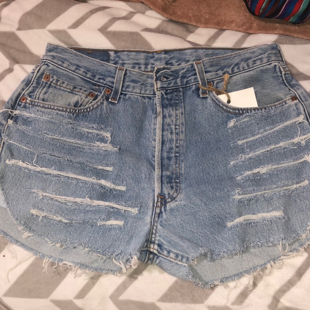 Levi’s 501 Distressed Jean Shorts